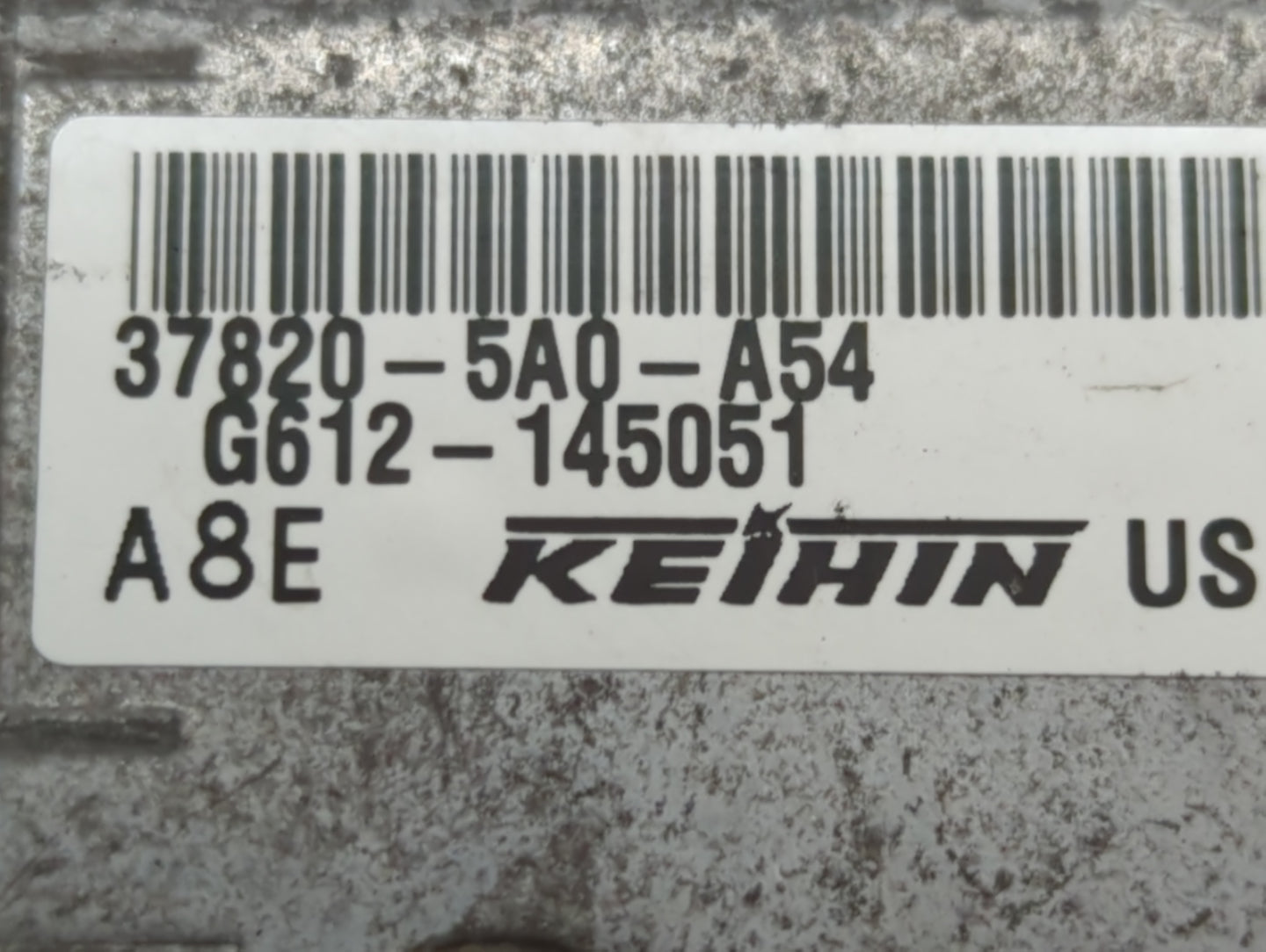 2015 Honda Accord PCM Engine Control Computer ECU ECM PCU OEM P/N:37820-5A0-A54 Fits OEM Used Auto Parts - Oemusedautoparts1