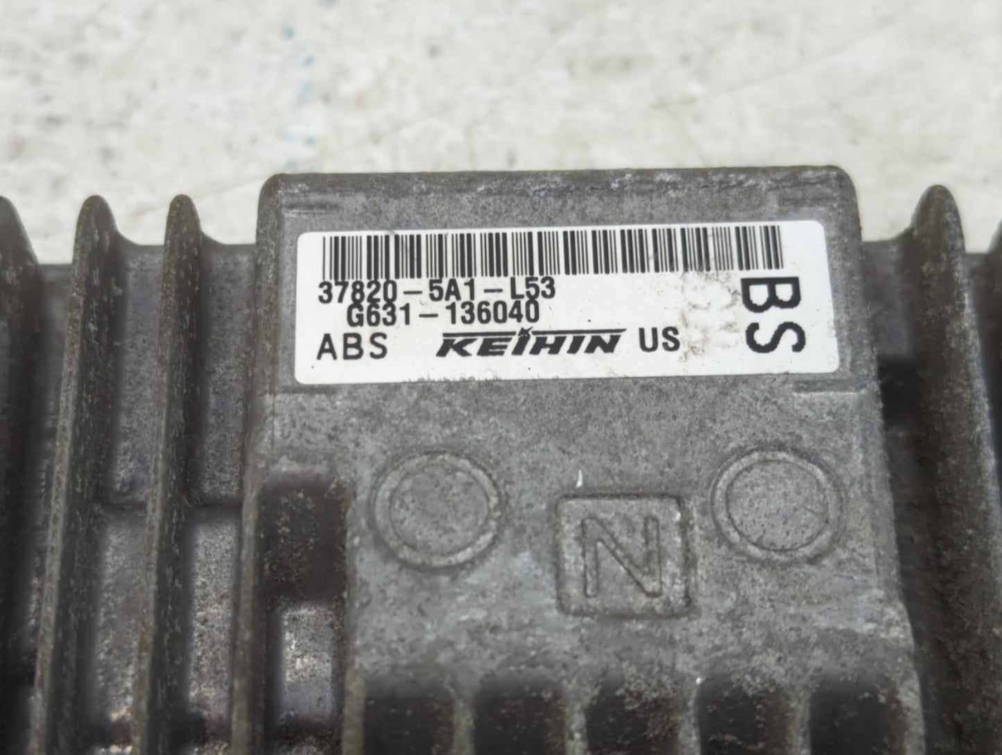 2015 Honda Accord PCM Engine Control Computer ECU ECM PCU OEM P/N:37820-5A1-L53 37820-5A0-A54, 37820-5A1-L54 Fits OEM Used A
