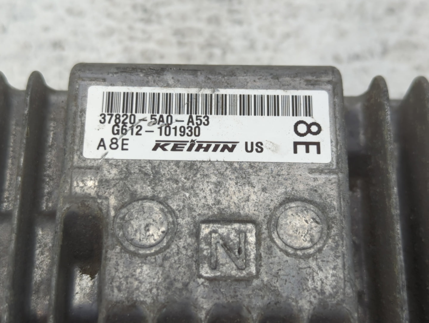2015 Honda Accord PCM Engine Control Computer ECU ECM PCU OEM P/N:37820-5A0-A53 Fits OEM Used Auto Parts - Oemusedautoparts1