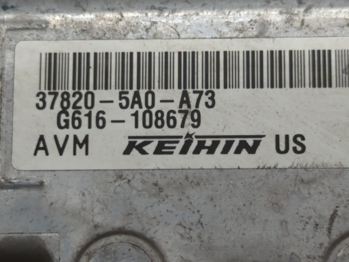 2015 Honda Accord PCM Engine Control Computer ECU ECM PCU OEM P/N:37820-5A0-A73 Fits OEM Used Auto Parts - Oemusedautoparts1