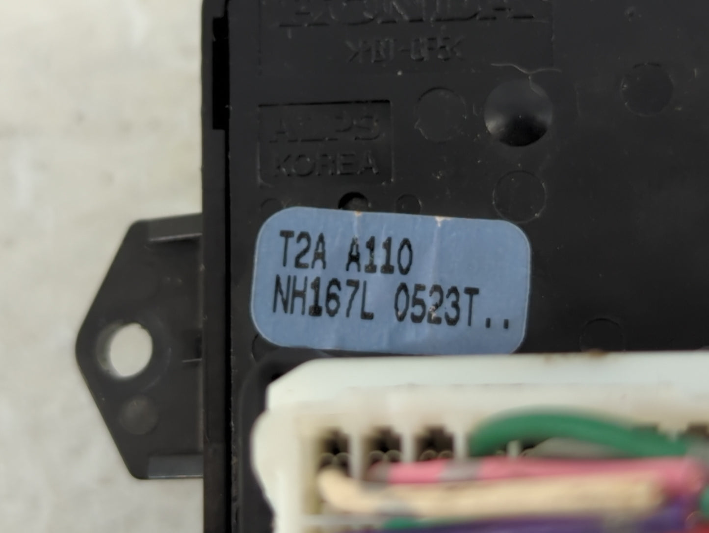 2013-2017 Honda Accord Master Power Window Switch Replacement Driver Side Left P/N:T2AA110 Fits OEM Used Auto Parts - Oemuse