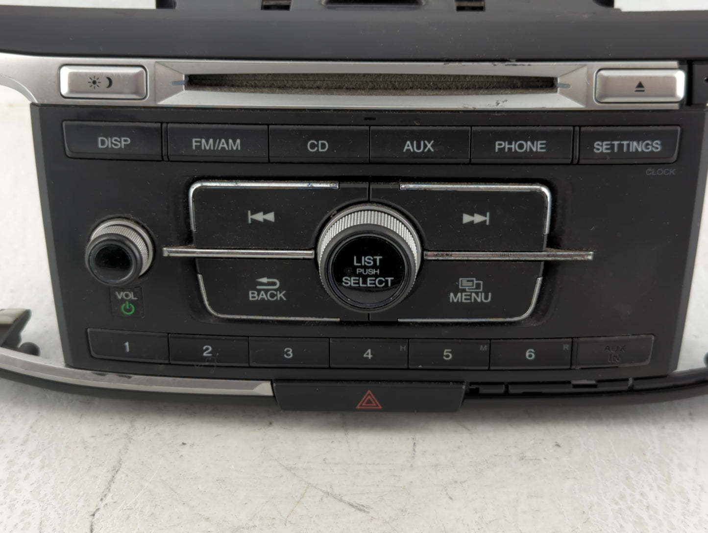2013-2015 Honda Accord Am Fm Cd Player Radio Receiver - Oemusedautoparts1.com