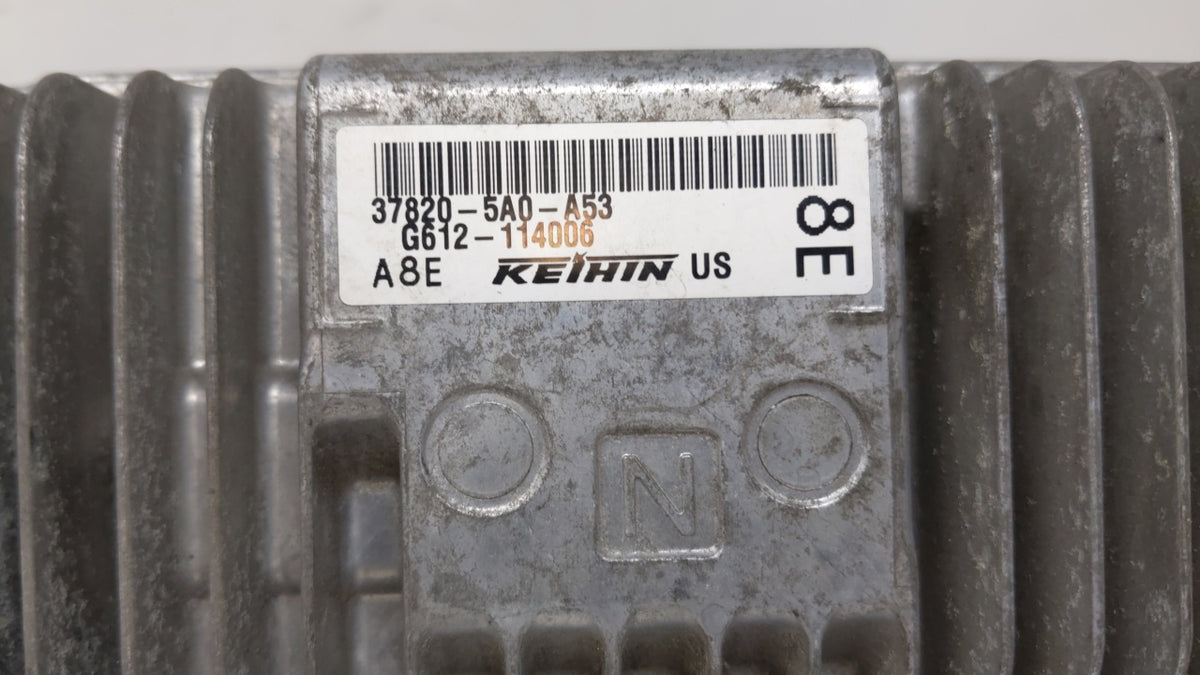 2015 Honda Accord PCM Engine Control Computer ECU ECM PCU OEM P/N:37820-5A0-A53 OEM Used Auto Parts - Oemusedautoparts1.com