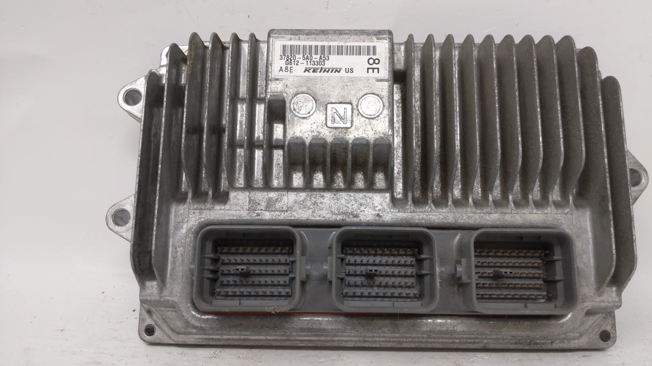 2015 Honda Accord PCM Engine Control Computer ECU ECM PCU OEM P/N:37820-5A0-A53 37820-5A0-A54 Fits OEM Used Auto Parts - Oem