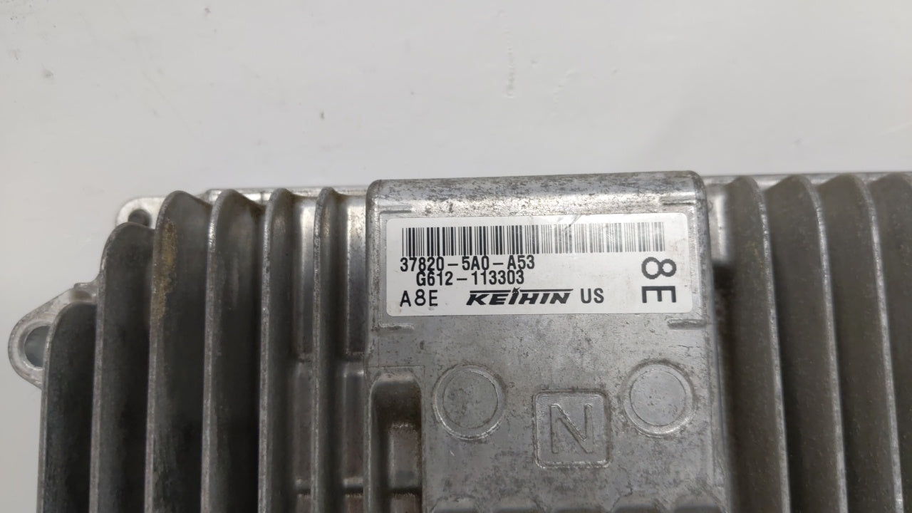 2015 Honda Accord PCM Engine Control Computer ECU ECM PCU OEM P/N:37820-5A0-A53 37820-5A0-A54 Fits OEM Used Auto Parts - Oem