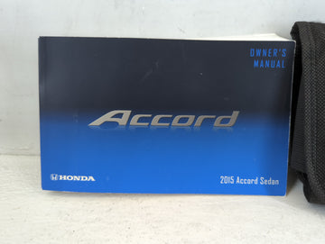 2015 Honda Accord Owners Manual Book Guide P/N:31T2A620 00C31-T2A-6200 OEM Used Auto Parts