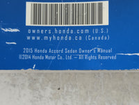 2015 Honda Accord Owners Manual Book Guide P/N:00X31-T2A-6200 31T2A620 OEM Used Auto Parts - Oemusedautoparts1.com