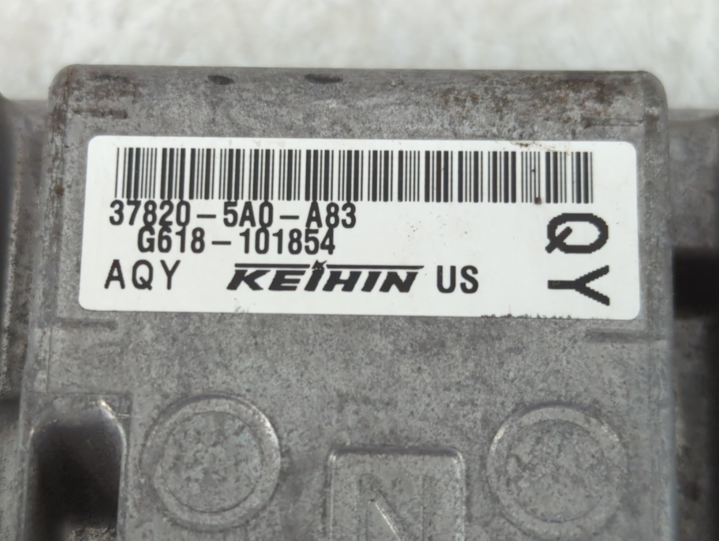 2015 Honda Accord PCM Engine Control Computer ECU ECM PCU OEM P/N:G618-101854 37820-5A0-A83 Fits OEM Used Auto Parts - Oemus