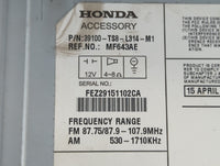 2013-2015 Honda Civic Radio AM FM Cd Player Receiver Replacement P/N:39100-TS8-L314-M1 39100-TR3-A314-M1 Fits Fits 2013 2014