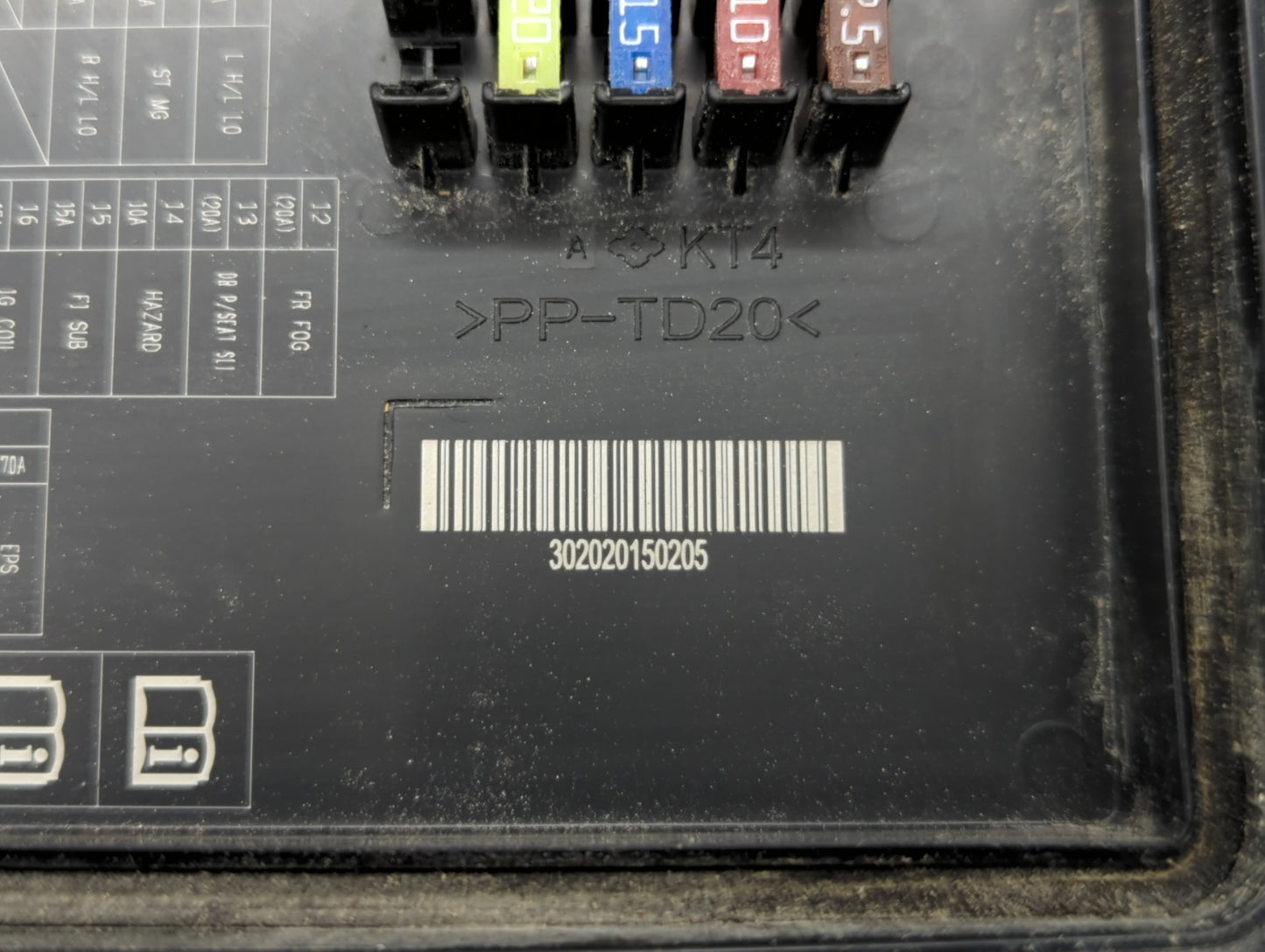 2012-2015 Honda Civic Fusebox Fuse Box Panel Relay Module Fits Fits 2012 2013 2014 2015 OEM Used Auto Parts - Oemusedautopar
