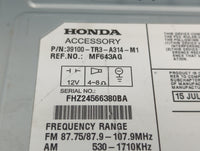 2014-2015 Honda Civic Radio AM FM Cd Player Receiver Replacement P/N:39100-TR3-A314-M1 Fits Fits 2014 2015 OEM Used Auto Par