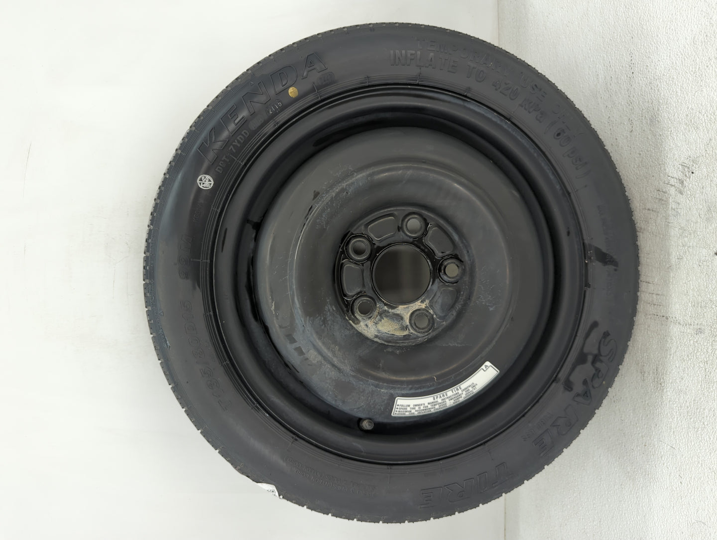 2012-2015 Honda Civic Spare Donut Tire Wheel Rim Oem - Oemusedautoparts1.com