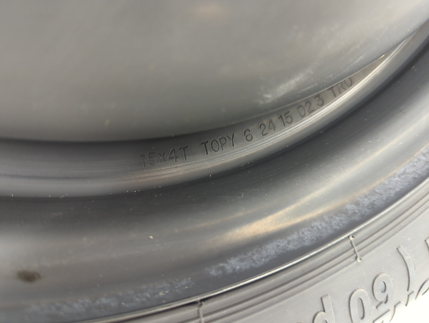 2012-2015 Honda Civic Spare Donut Tire Wheel Rim Oem - Oemusedautoparts1.com