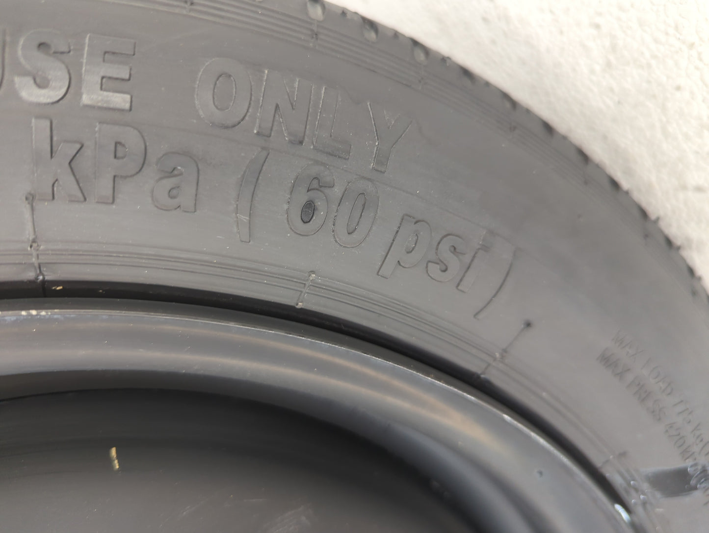 2012-2015 Honda Civic Spare Donut Tire Wheel Rim Oem - Oemusedautoparts1.com