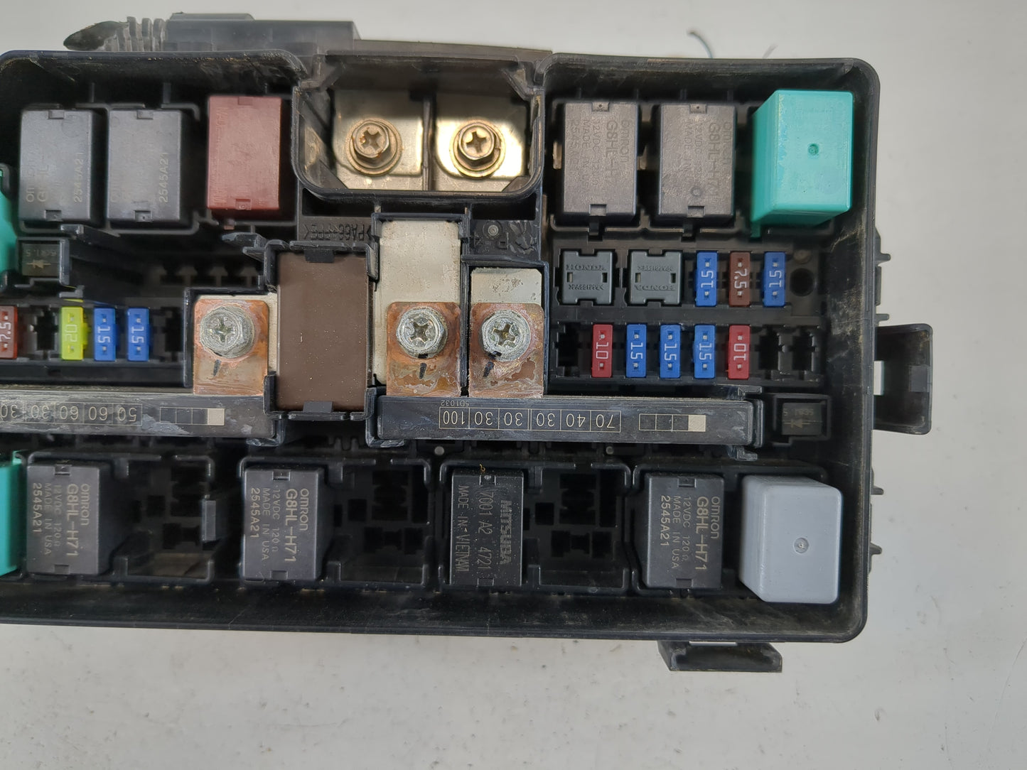 2012-2015 Honda Civic Fusebox Fuse Box Panel Relay Module P/N:TR0 A012 AO Fits Fits 2012 2013 2014 2015 OEM Used Auto Parts 