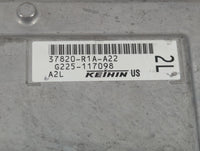 2014-2015 Honda Civic PCM Engine Control Computer ECU ECM PCU OEM P/N:37820-R1A-A22 Fits Fits 2014 2015 OEM Used Auto Parts 
