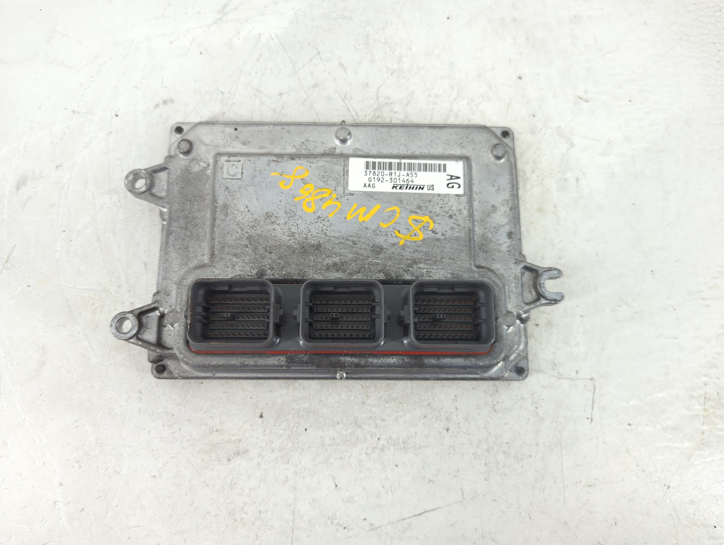 2014-2015 Honda Civic PCM Engine Control Computer ECU ECM PCU OEM P/N:37820-R1J-A55 Fits Fits 2014 2015 OEM Used Auto Parts 