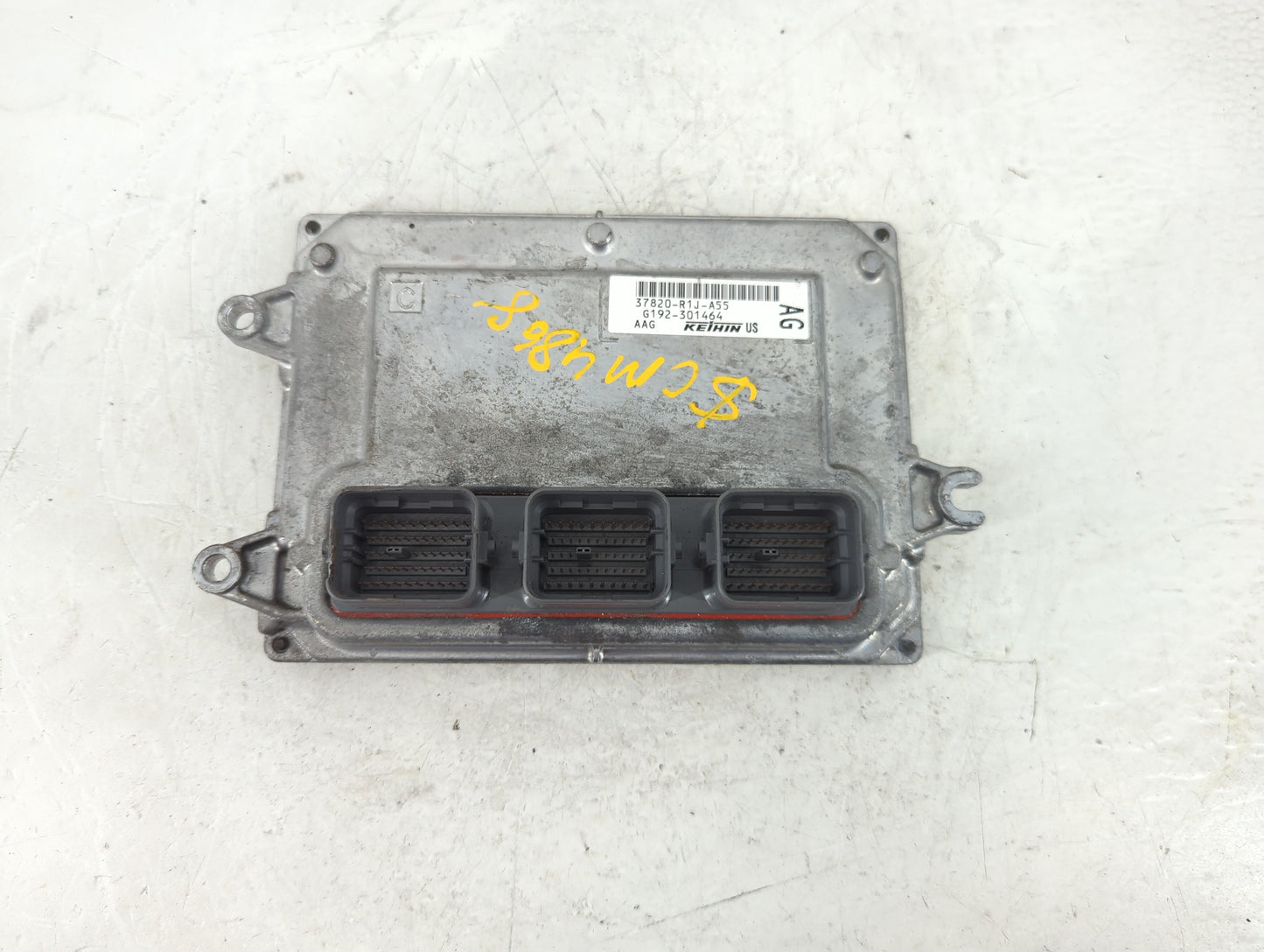 2014-2015 Honda Civic PCM Engine Control Computer ECU ECM PCU OEM P/N:37820-R1J-A55 Fits Fits 2014 2015 OEM Used Auto Parts 