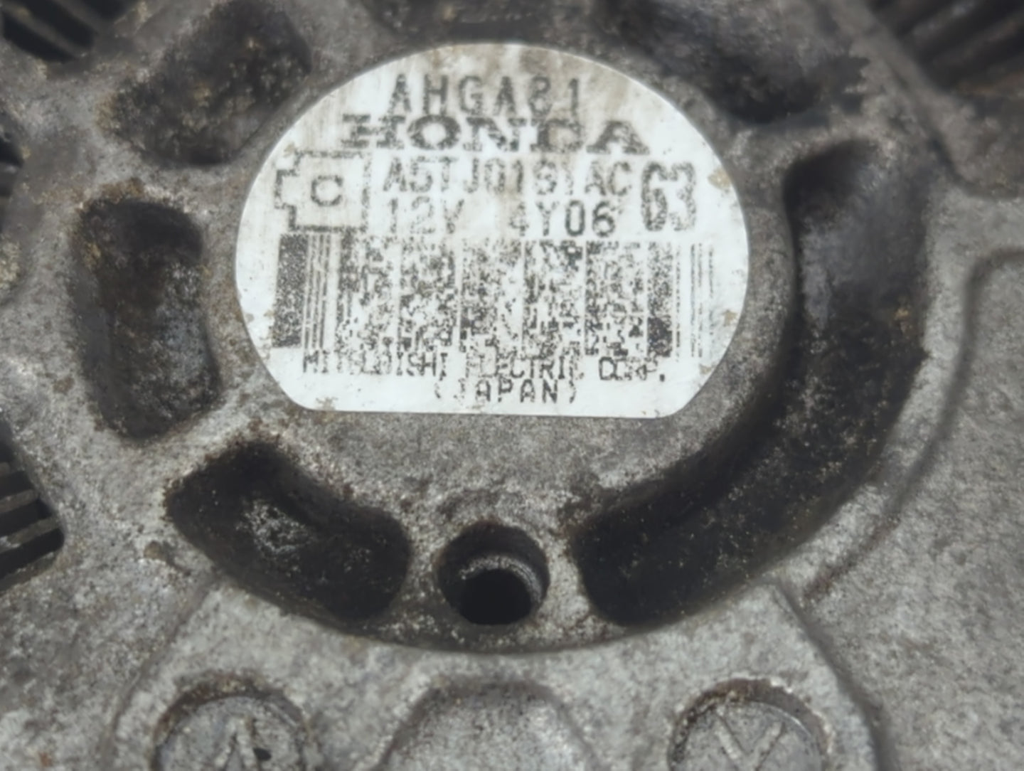 2012-2015 Honda Civic Alternator Replacement Generator Charging Assembly Engine OEM Fits Fits 2012 2013 2014 2015 2016 2017 