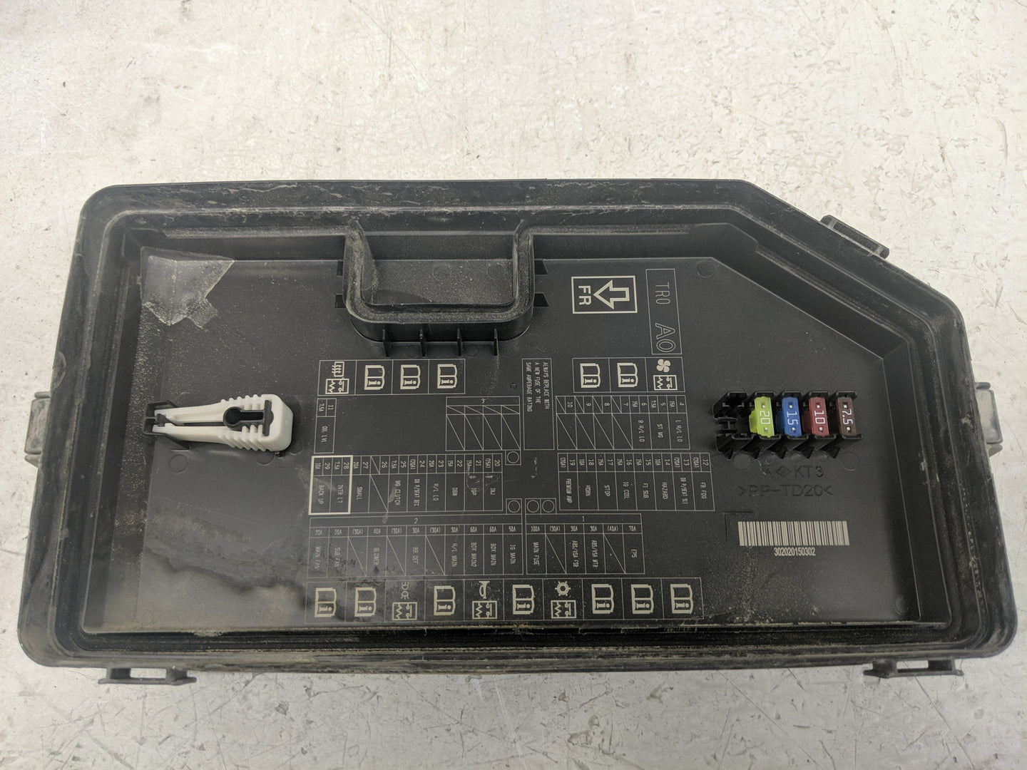 2012-2015 Honda Civic Fusebox Fuse Box Panel Relay Module Fits Fits 2012 2013 2014 2015 OEM Used Auto Parts - Oemusedautopar