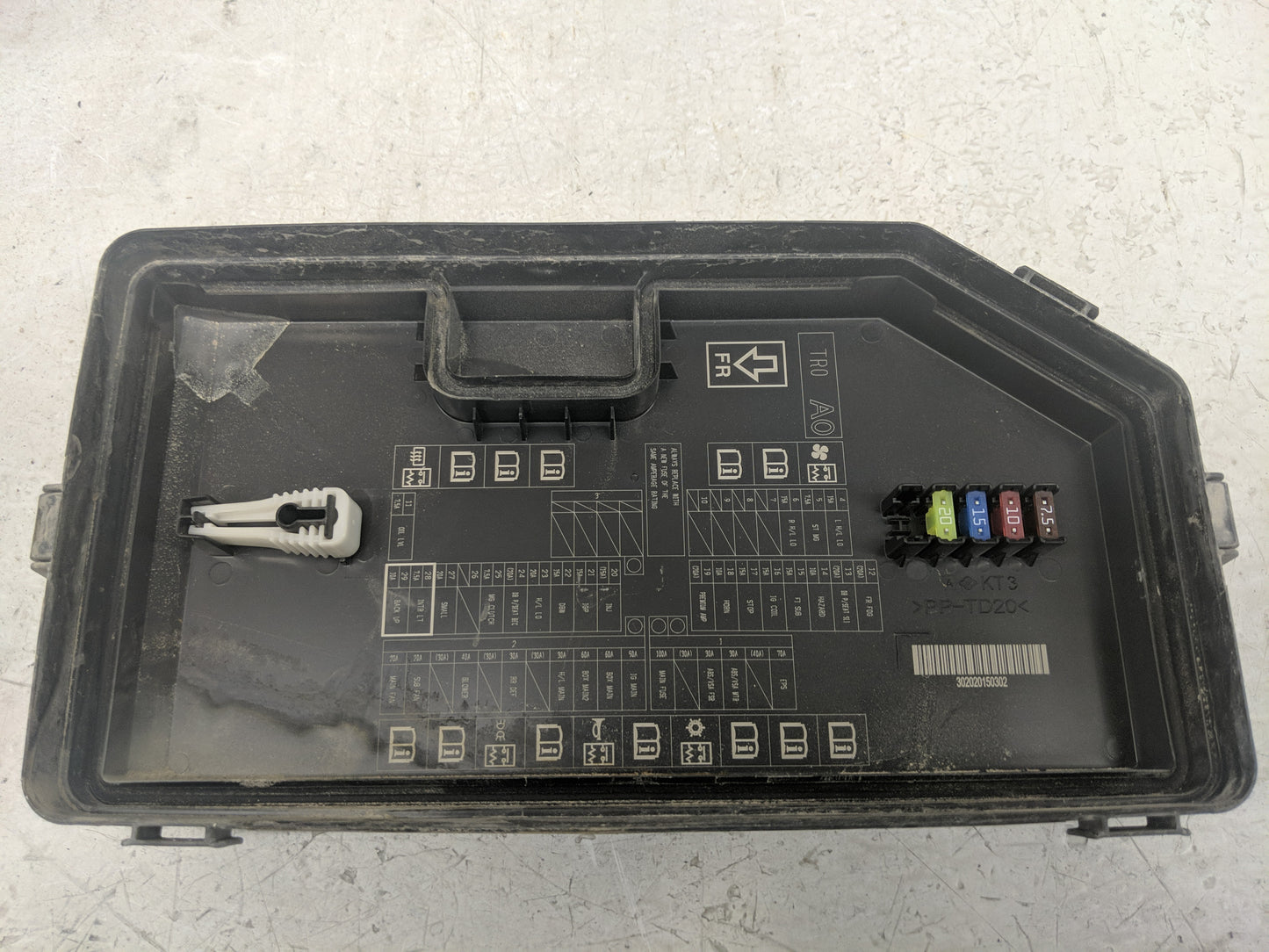 2012-2015 Honda Civic Fusebox Fuse Box Panel Relay Module Fits Fits 2012 2013 2014 2015 OEM Used Auto Parts - Oemusedautopar