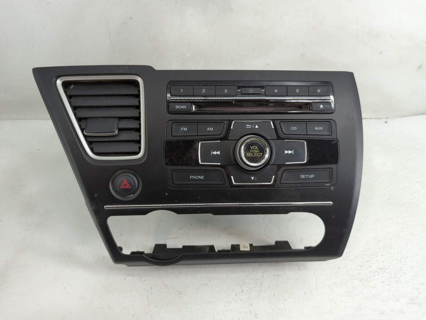 2013-2015 Honda Civic Radio AM FM Cd Player Receiver Replacement P/N:39100-TR3-A314-M1 Fits Fits 2013 2014 2015 OEM Used Aut