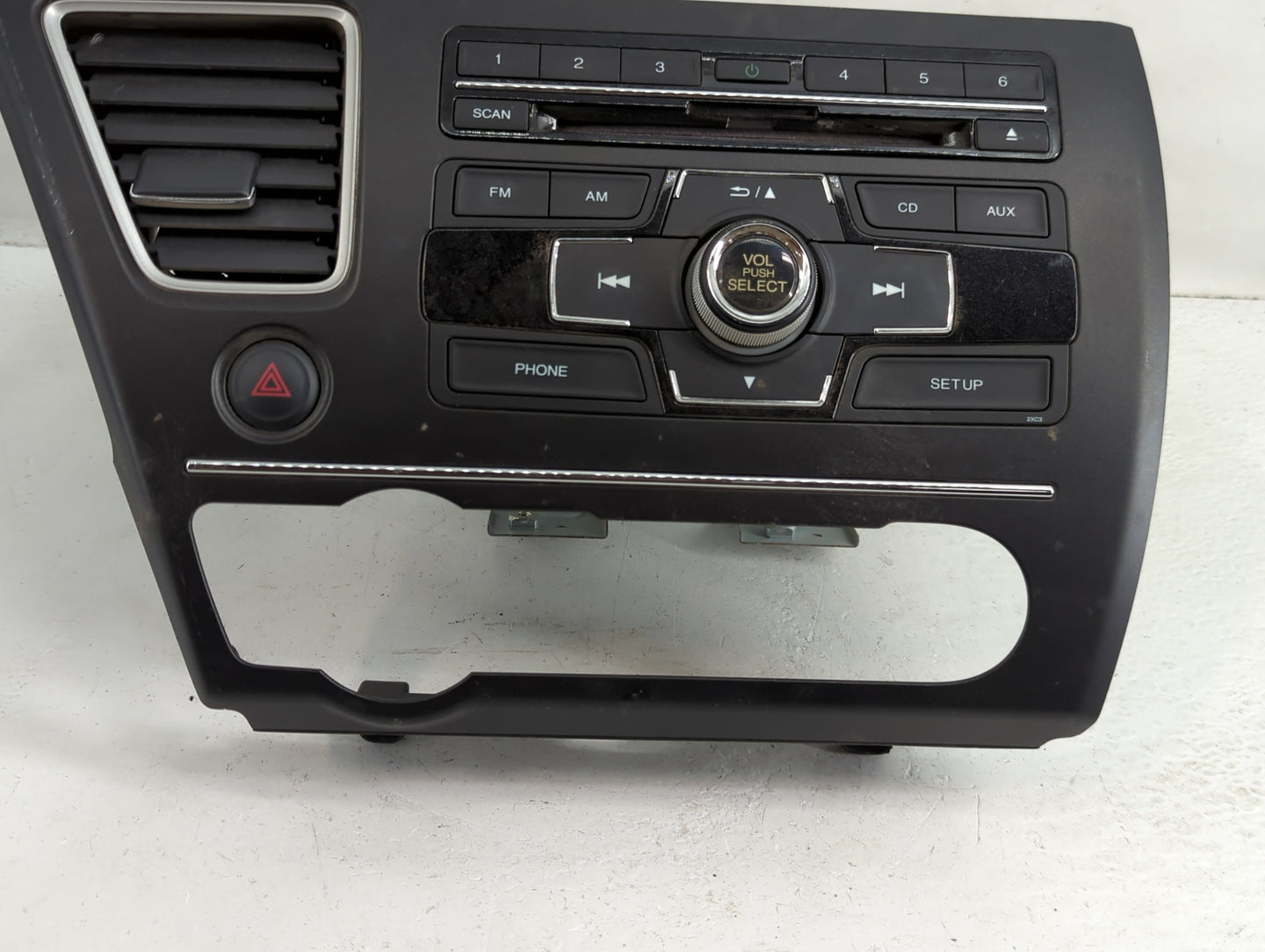 2013-2015 Honda Civic Radio AM FM Cd Player Receiver Replacement P/N:39100-TR3-A314-M1 Fits Fits 2013 2014 2015 OEM Used Aut
