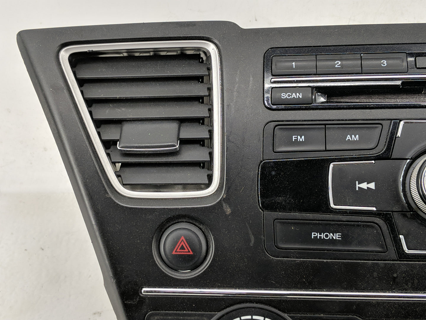 2013-2015 Honda Civic Radio AM FM Cd Player Receiver Replacement P/N:39100-TR3-A314-M1 Fits Fits 2013 2014 2015 OEM Used Aut