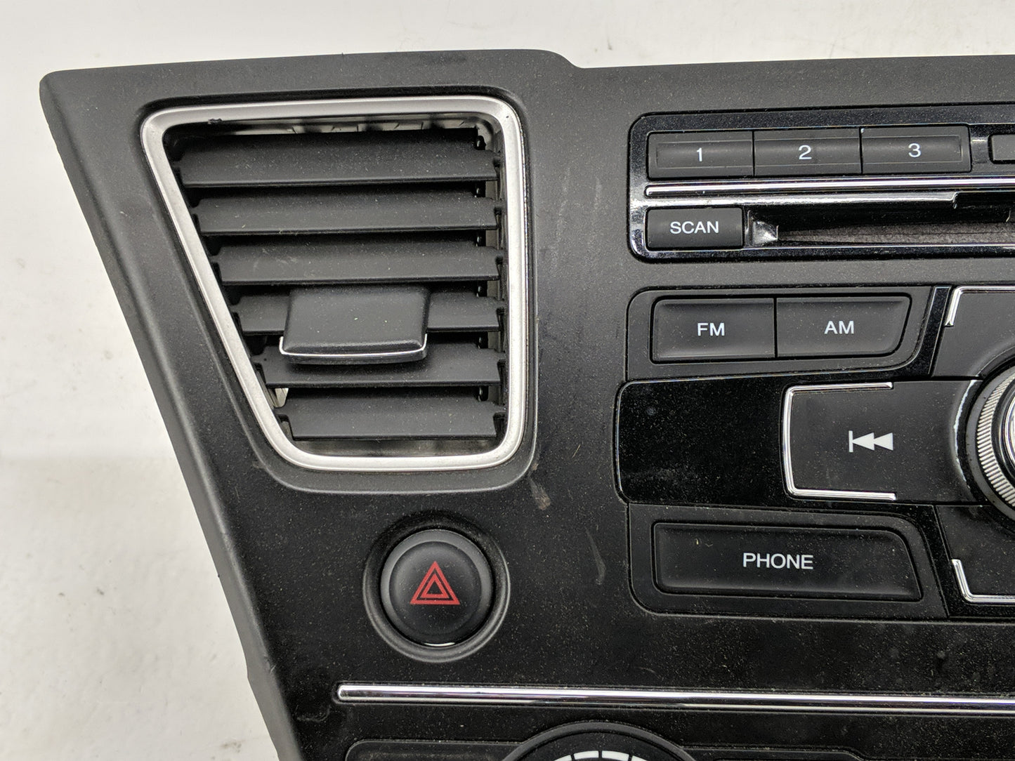 2013-2015 Honda Civic Radio AM FM Cd Player Receiver Replacement P/N:39100-TR3-A314-M1 Fits Fits 2013 2014 2015 OEM Used Aut