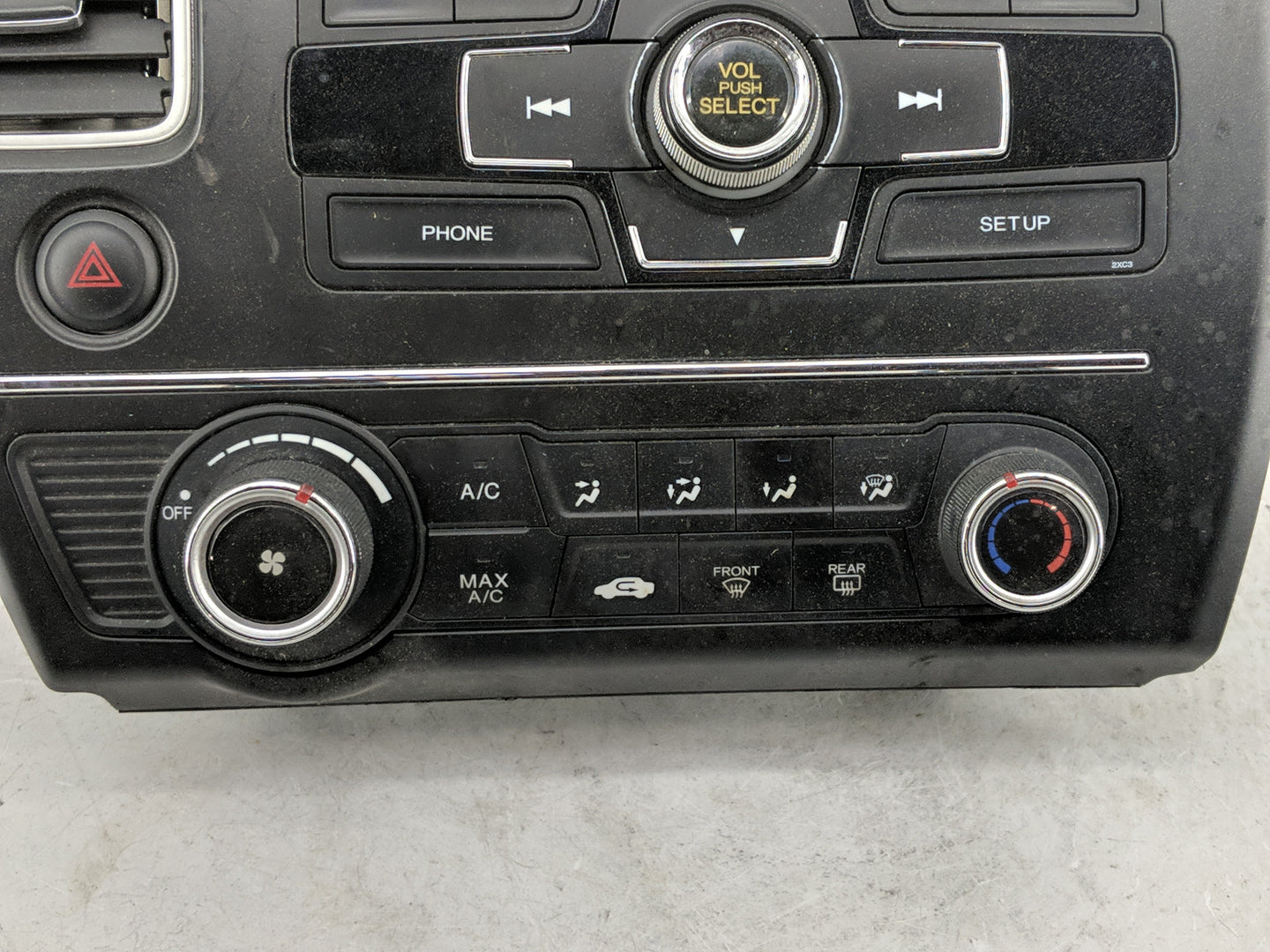 2013-2015 Honda Civic Radio AM FM Cd Player Receiver Replacement P/N:39100-TR3-A314-M1 Fits Fits 2013 2014 2015 OEM Used Aut
