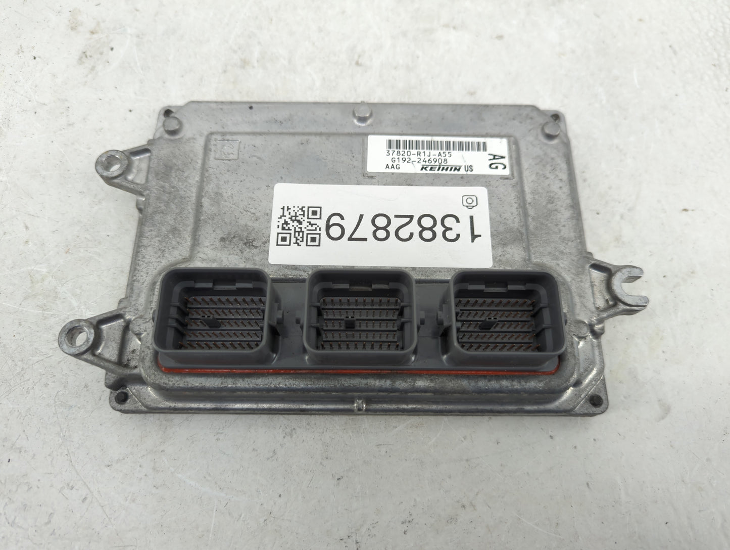 2014-2015 Honda Civic PCM Engine Control Computer ECU ECM PCU OEM P/N:37820-R1J-A55 Fits Fits 2014 2015 OEM Used Auto Parts 