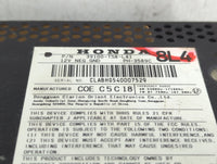 2014-2015 Honda Civic Radio AM FM Cd Player Receiver Replacement P/N:39100-TS8-L41 Fits Fits 2014 2015 OEM Used Auto Parts -