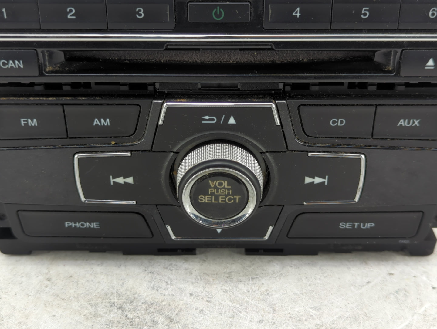 2013-2015 Honda Civic Radio AM FM Cd Player Receiver Replacement P/N:39100-TR3-A314-M1 Fits Fits 2013 2014 2015 OEM Used Aut
