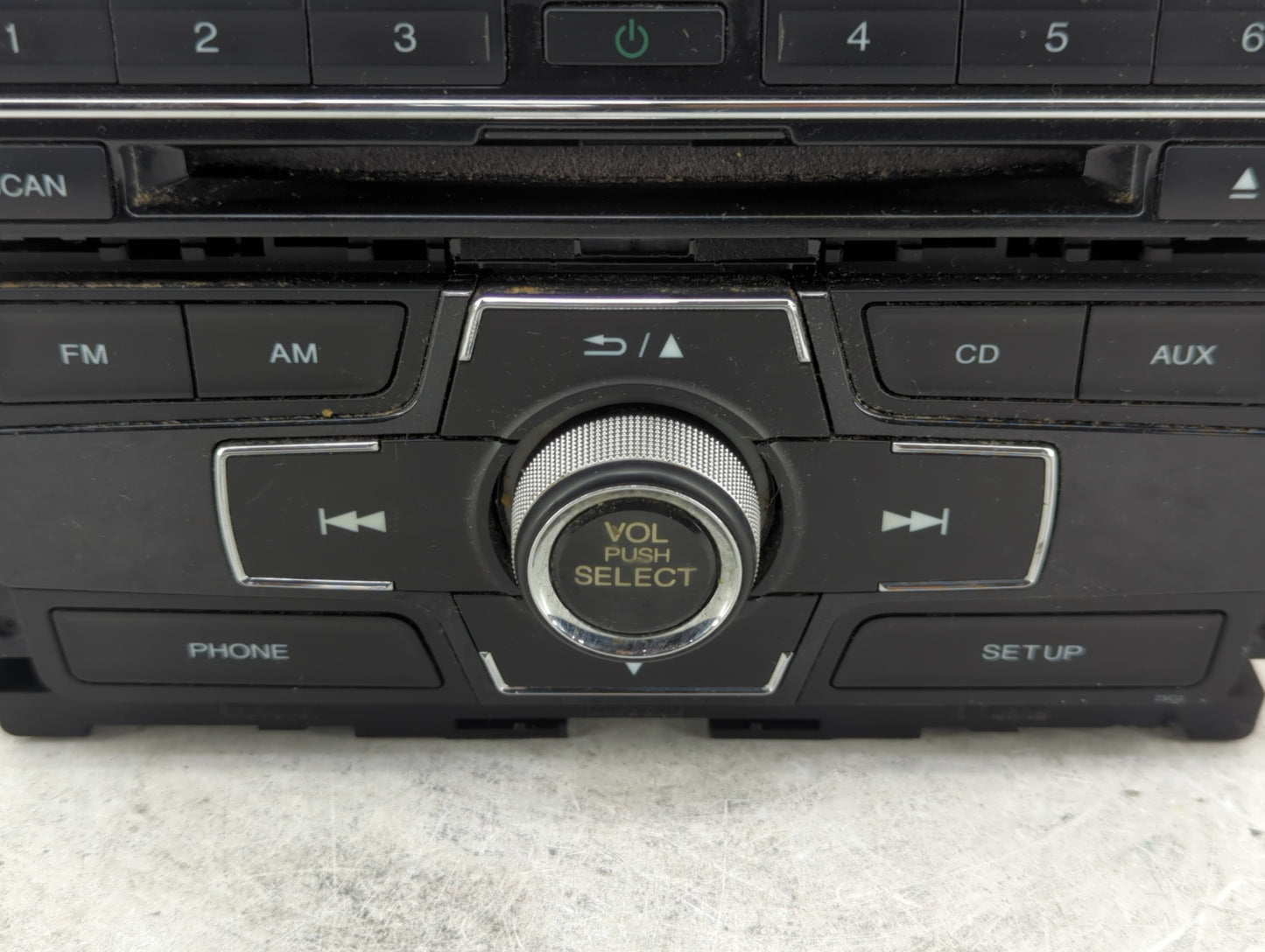 2013-2015 Honda Civic Radio AM FM Cd Player Receiver Replacement P/N:39100-TR3-A314-M1 Fits Fits 2013 2014 2015 OEM Used Aut