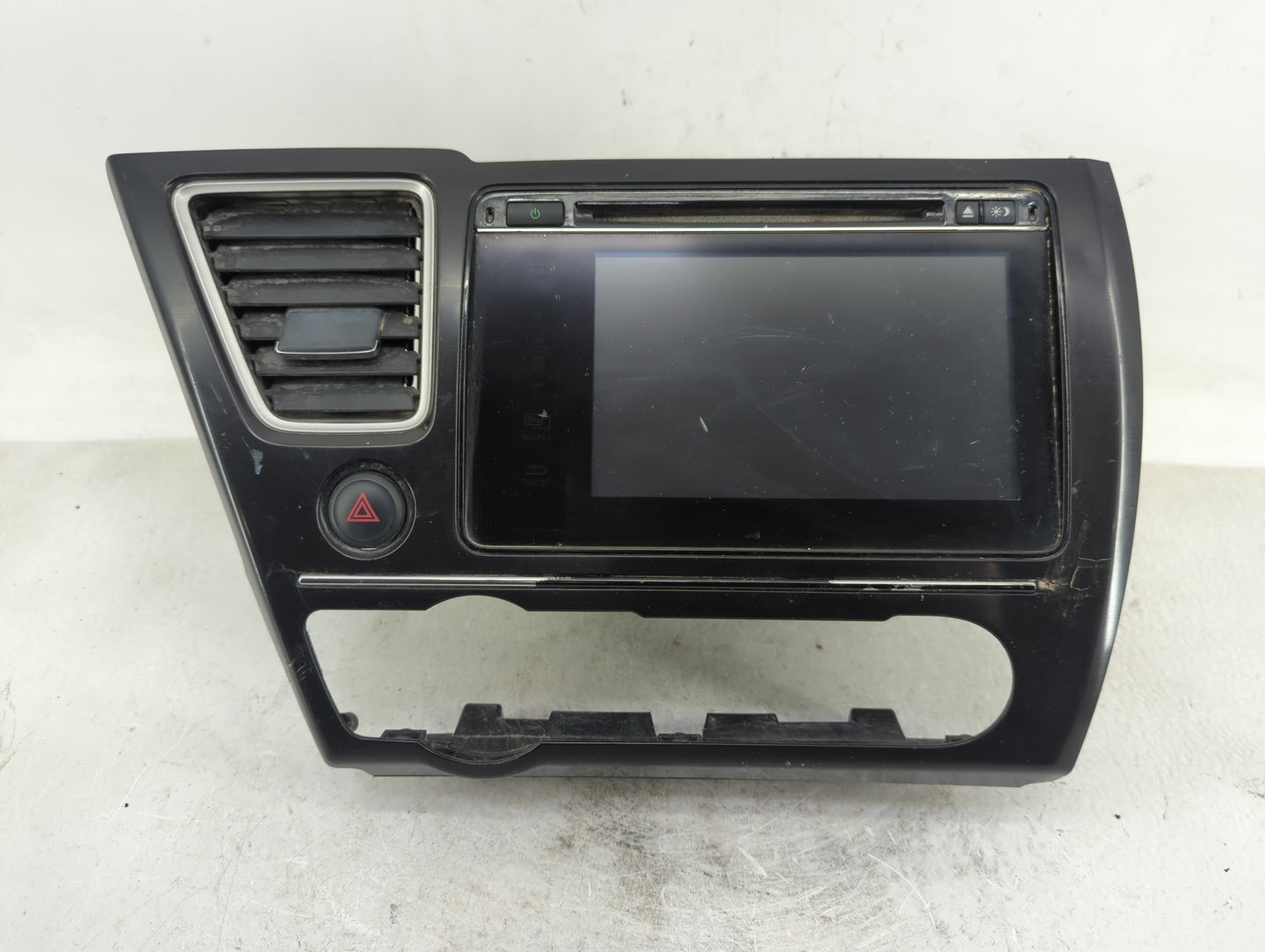 2014-2015 Honda Civic Radio AM FM Cd Player Receiver Replacement P/N:39100-TR6-A52-M1 Fits Fits 2014 2015 OEM Used Auto Part