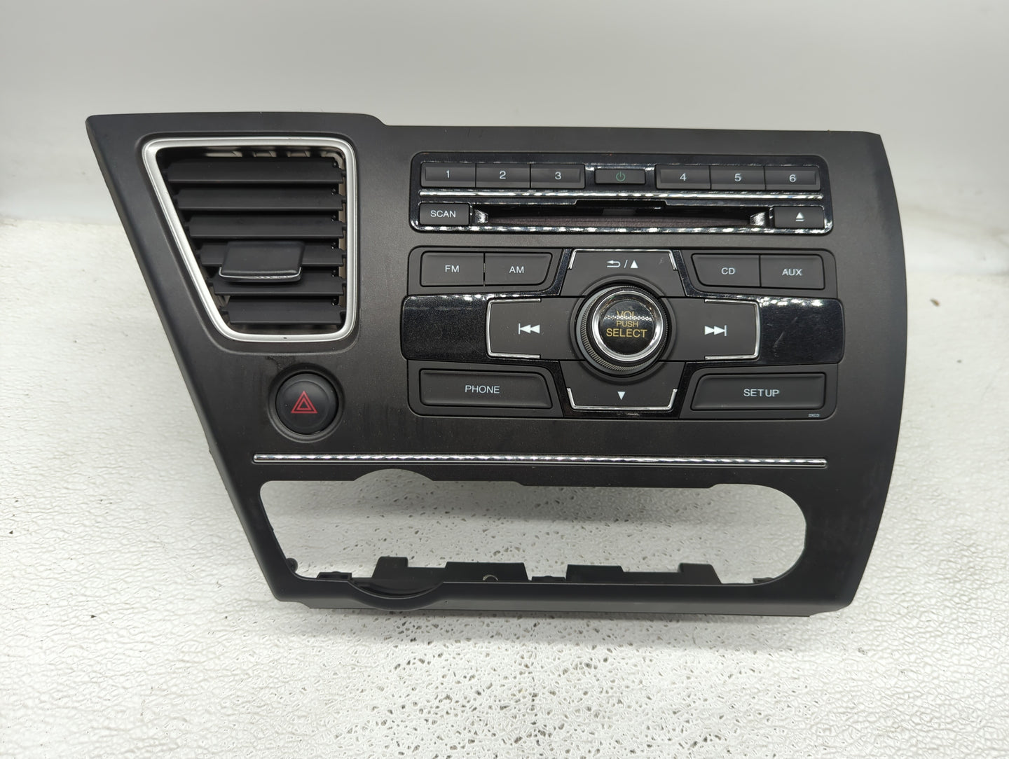 2013-2015 Honda Civic Radio AM FM Cd Player Receiver Replacement P/N:39100-TR3-A314-M1 Fits Fits 2013 2014 2015 OEM Used Aut