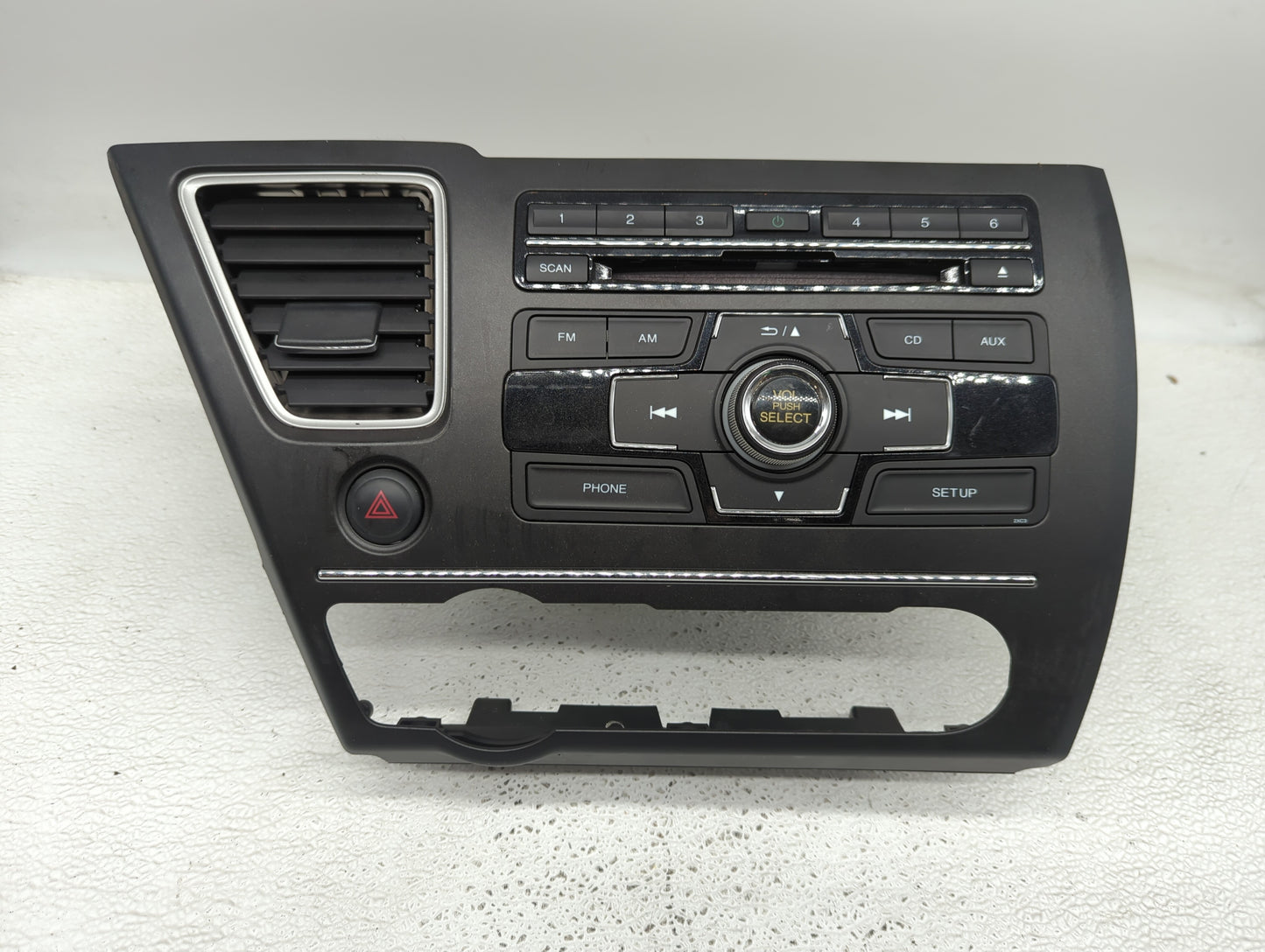 2013-2015 Honda Civic Radio AM FM Cd Player Receiver Replacement P/N:39100-TR3-A314-M1 Fits Fits 2013 2014 2015 OEM Used Aut