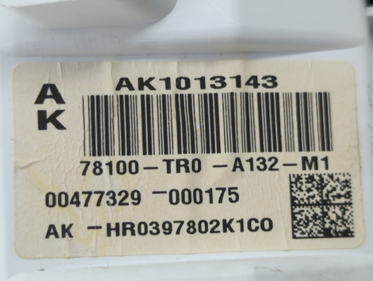 2012-2015 Honda Civic Instrument Cluster Speedometer Gauges P/N:AK1013143 78100-TR0-A132-M1 Miles: Fits Fits 2012 2013 2014 