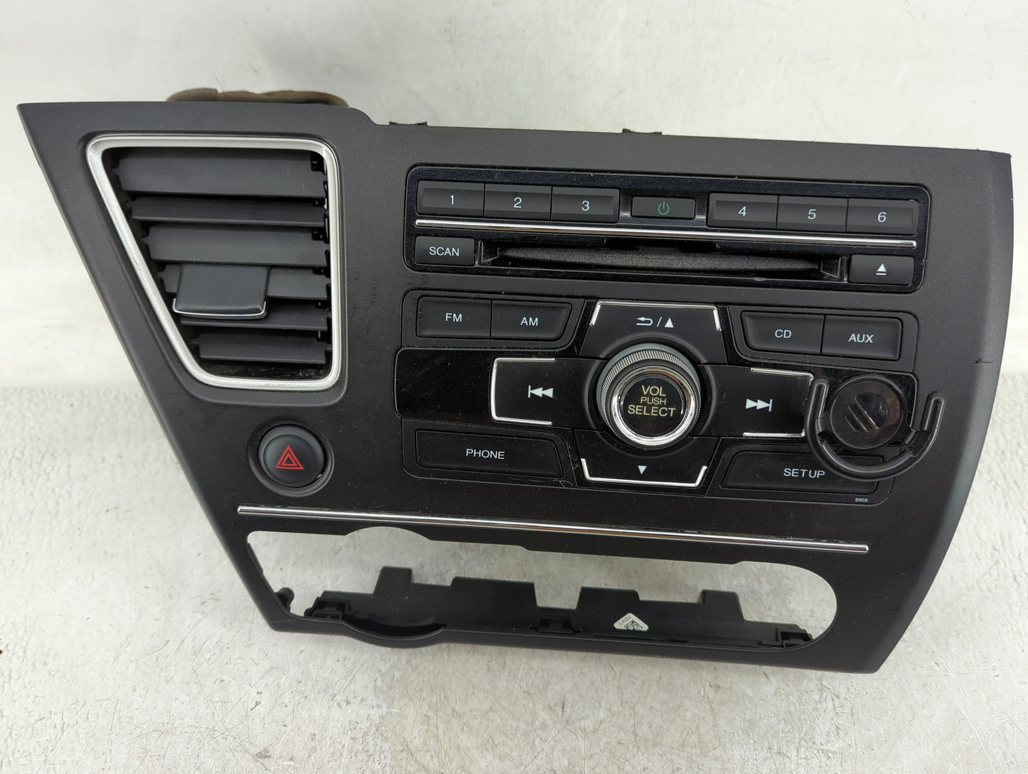 2013-2015 Honda Civic Radio AM FM Cd Player Receiver Replacement P/N:39100-TR3-A314-M1 Fits Fits 2013 2014 2015 OEM Used Aut