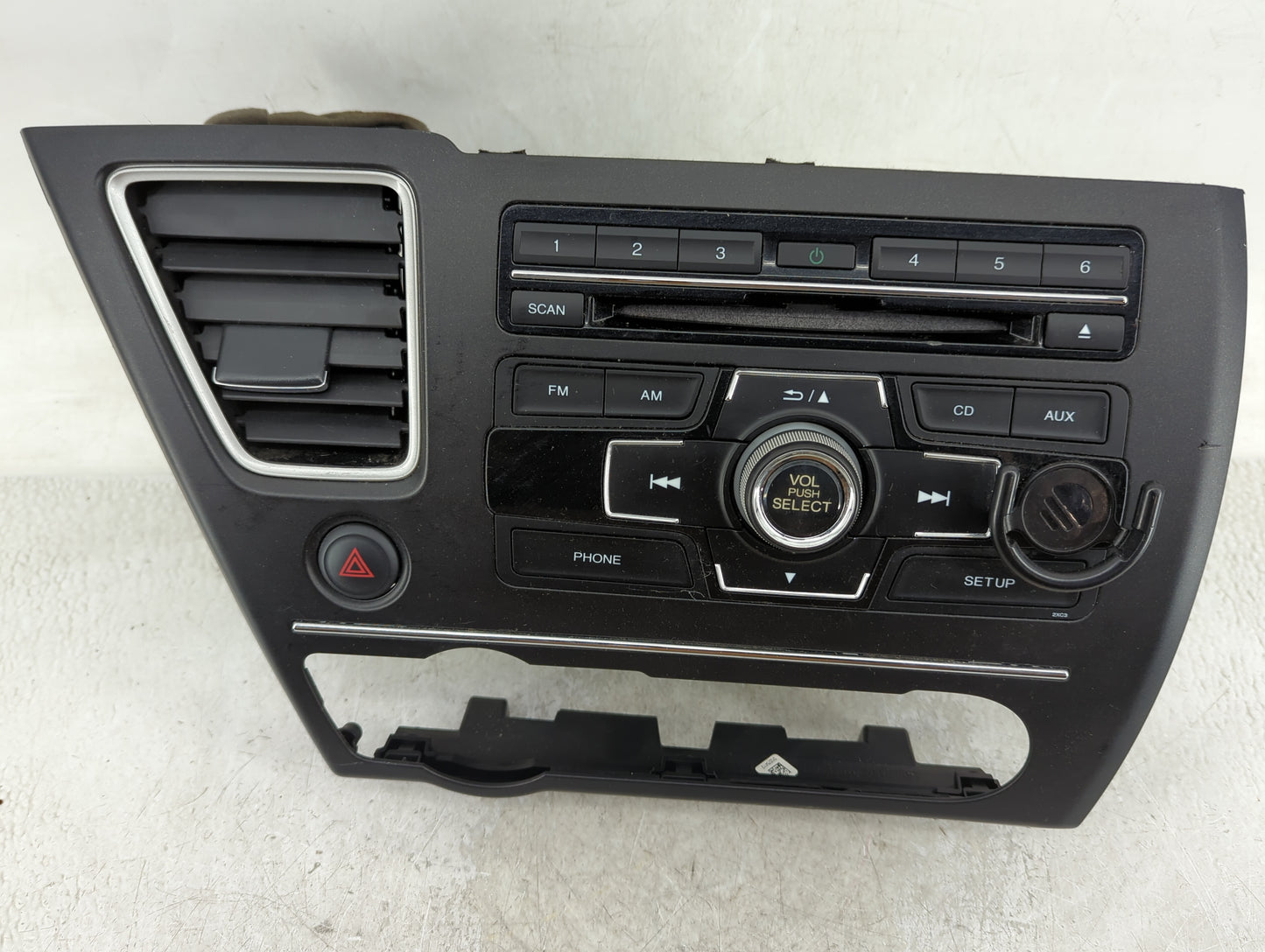 2013-2015 Honda Civic Radio AM FM Cd Player Receiver Replacement P/N:39100-TR3-A314-M1 Fits Fits 2013 2014 2015 OEM Used Aut