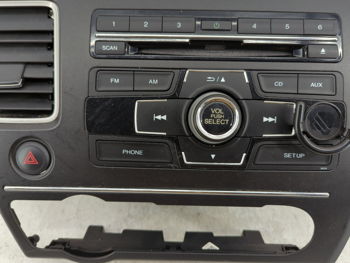 2013-2015 Honda Civic Radio AM FM Cd Player Receiver Replacement P/N:39100-TR3-A314-M1 Fits Fits 2013 2014 2015 OEM Used Aut