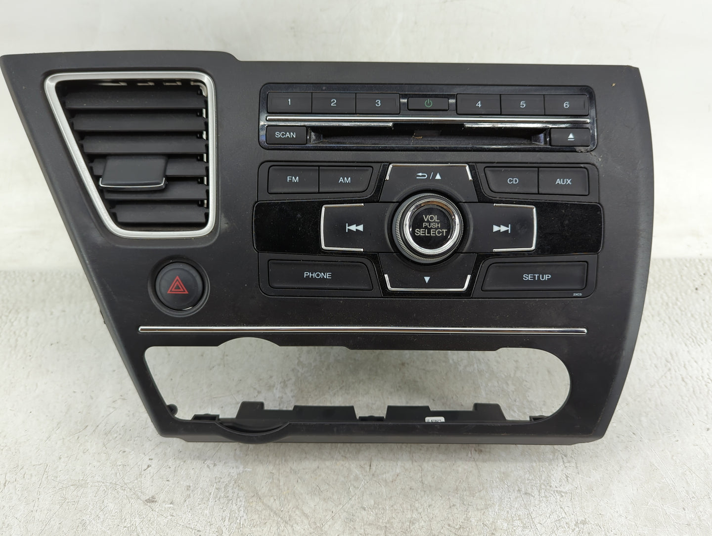 2013-2015 Honda Civic Radio AM FM Cd Player Receiver Replacement P/N:39100-TR3-A314-M1 Fits Fits 2013 2014 2015 OEM Used Aut