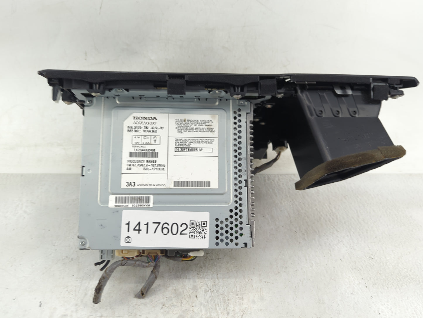 2013-2015 Honda Civic Climate Control Module Temperature AC/Heater Replacement P/N:39100-TR3-A314-M1 Fits Fits 2013 2014 201