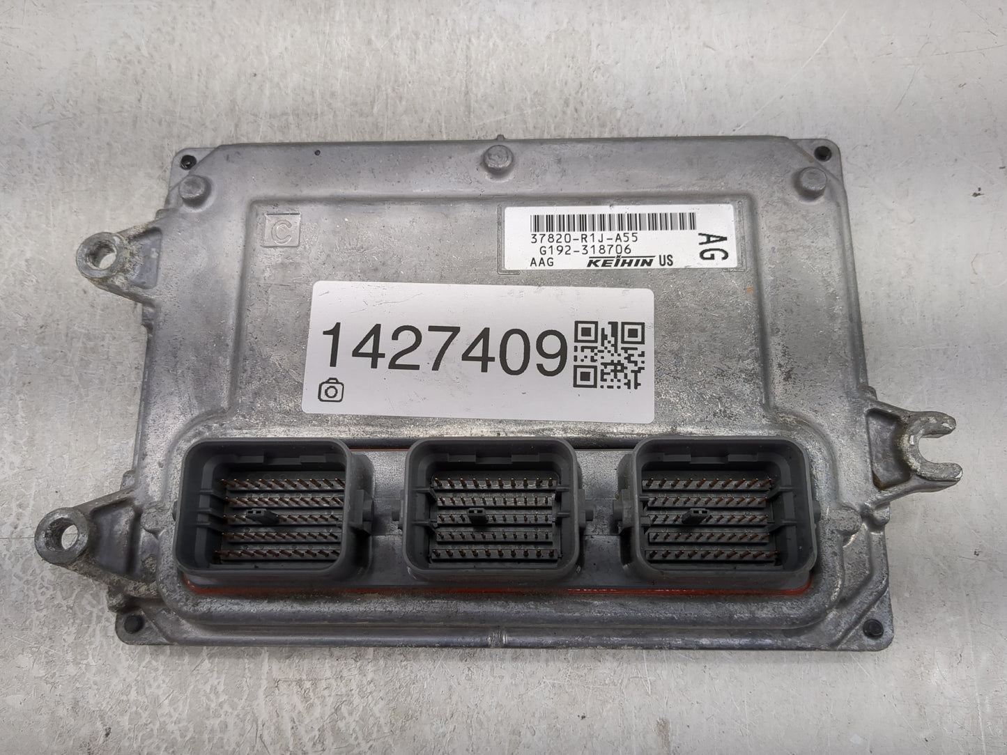 2014-2015 Honda Civic PCM Engine Control Computer ECU ECM PCU OEM P/N:37820-R1J-A55 Fits Fits 2014 2015 OEM Used Auto Parts 