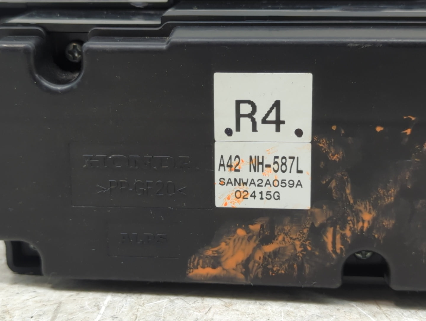 2013-2015 Honda Civic Climate Control Module Temperature AC/Heater Replacement P/N:A42 NH-587L SANWA2A059A Fits OEM Used Aut