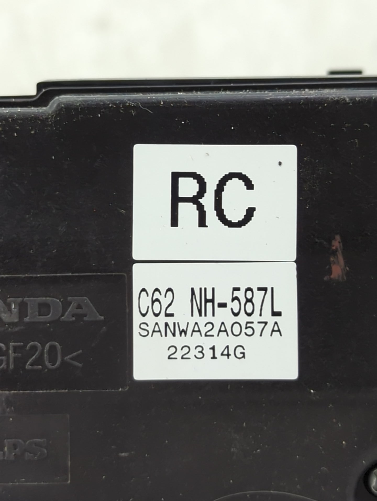 2013-2015 Honda Civic Climate Control Module Temperature AC/Heater Replacement P/N:C62 NH-587L SANWA2A057A Fits OEM Used Aut