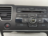 2013-2015 Honda Civic Radio AM FM Cd Player Receiver Replacement P/N:39100-TR3-A314-M1 Fits Fits 2013 2014 2015 OEM Used Aut