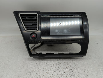2014-2015 Honda Civic Radio AM FM Cd Player Receiver Replacement P/N:39100-TR6-A52-M1 Fits Fits 2014 2015 OEM Used Auto Part