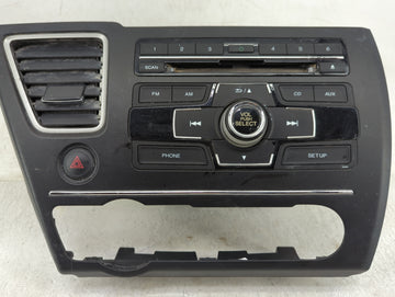 2015 Honda Civic Radio AM FM Cd Player Receiver Replacement P/N:39100-TS8-L314-M1 MF643AE Fits OEM Used Auto Parts - Oemused