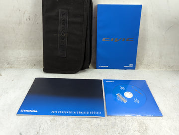 2015 Honda Civic Owners Manual Book Guide P/N:31TR3G00 00X31-TR3-G000, 00X31-TR3-E010 OEM Used Auto Parts - Oemusedautoparts